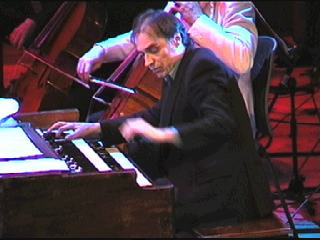 In action with Procol Harum and the Hall Orchestra (thanks, Hermann)