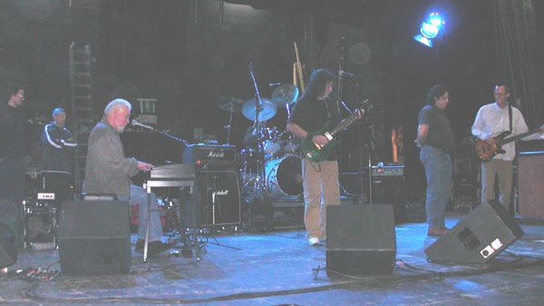 Procol soundcheck at Milan, December 2002