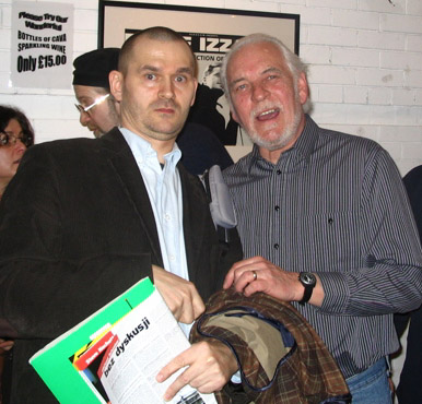 Mirek with Gary Brooker