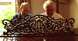 Roland and Gary at the piano