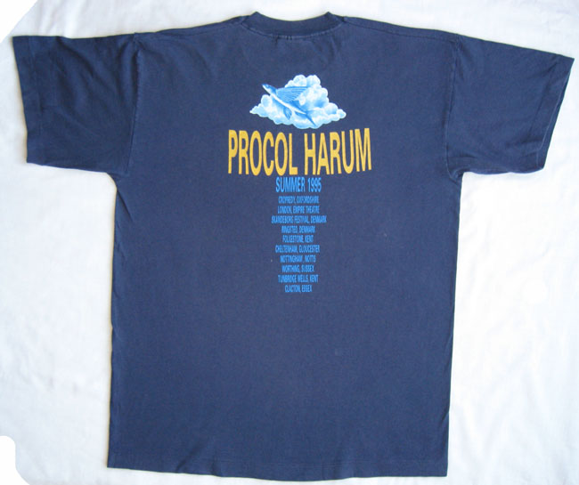 'Flying-fish' shirt • UK tour, summer 1995 • Procol Harum tee-shirt
