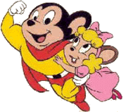 Mighty Mouse and friend